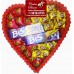 Coração Dia das Mães com chocolate M